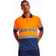 Polo Bicolor Manca Corta Alta Visibilidad
