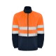 Forro Polar Bicolor Alta Visibilidad. 100% Poliéster. 300 g/m²
