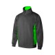 Sudadera Bicolor Media Cremallera