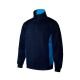 Sudadera Bicolor Media Cremallera