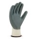 Pack Guantes Poliéster Blanco Nitrilo Gris