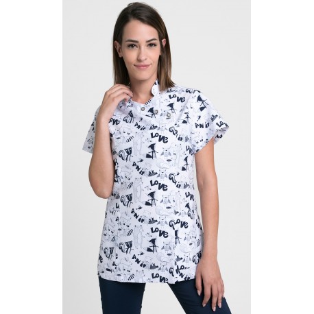 Casaca Estampada Estilo Japonesa 100% Microfibra
