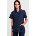Chaqueta mujer asimétrica apta para el lavado industrial. Microfibra 100% Poliéster