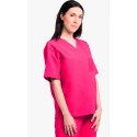 Casaca básica unisex microfibra, apta para el lavado industrial.