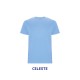 Camiseta 100% Algodón Celeste