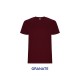 Camiseta 100% Algodón Granate