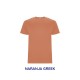 Camiseta 100% Algodón Naranja Greek