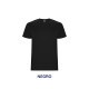 Camiseta 100% Algodón Negro