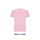 Camiseta 100% Algodón Rosa Claro