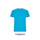 Camiseta 100% Algodón Turquesa