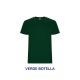 Camiseta 100% Algodón Verde Botella