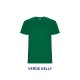 Camiseta 100% Algodón Verde Kelly