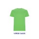 Camiseta 100% Algodón Verde Oasis