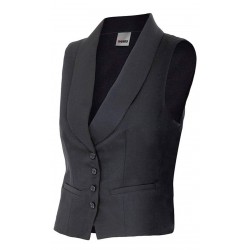 Chaleco Mujer Cuello Tipo Smoking