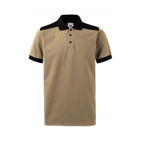 Polo Bicolor Stretch. Piqué 96% Algodón - 4% Elastano. 200gr