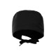 Gorro Sanitario Unisex con Cintas. Negro