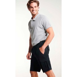 Bermuda Multibolsillos 65% poliéster / 33% algodón / 2% elastano, sarga, 250 g/m²