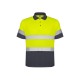Polo Bicolor Manca Corta Alta Visibilidad