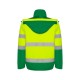 Parka Bicolor Alta Visibilidad Mangas Desmontables