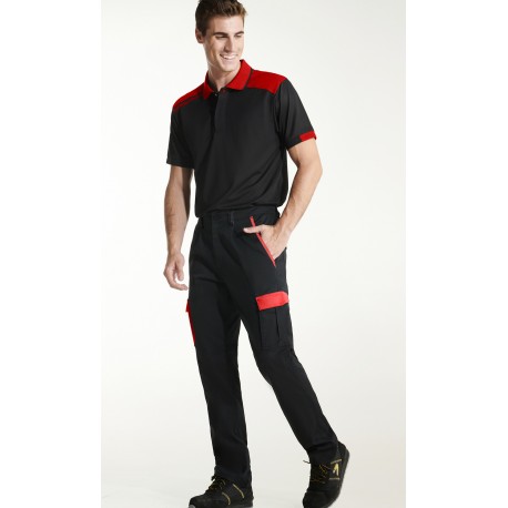 Pantalón Multibolsillos. 65% Poli / 33% Alg / 2% Elas 250 g/m²