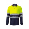 Polo Algodón Bicolor ML RS. 55% Alg. - 55% Poli. 150gr