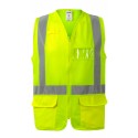 Chaleco Multibolsillos A/V 100% Poliéster 130 gsm