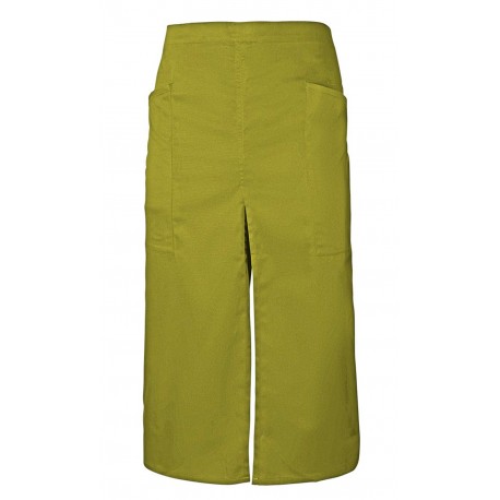 Delantal Largo.  Sarga. 65% Poliéster - 35% Algodón. 190 gsm
