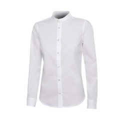 Blusa Stretch cuello Mao. 67% ALG - 29% POL - 4% ELAS