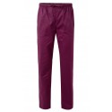 Pantalón Unisex Stretch cinturilla elástica con cintas. Sarga. 62% Poliéster - 34% Algodón - 4% Elastano. 190 gr/m2