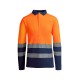 Polo Técnico Bicolor Alta Visibilidad. 55% Alg./45% Pol. 170 g/m²