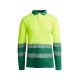 Polo Técnico Bicolor Alta Visibilidad. 55% Alg./45% Pol. 170 g/m²