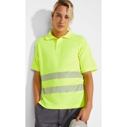 Polo Técnico Alta Visibilidad. 55% Alg./45% Pol. 170 g/m²