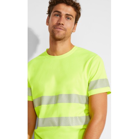 Camiseta Técnica Alta Visibilidad. 55% Alg./45% Pol. 170 g/m²