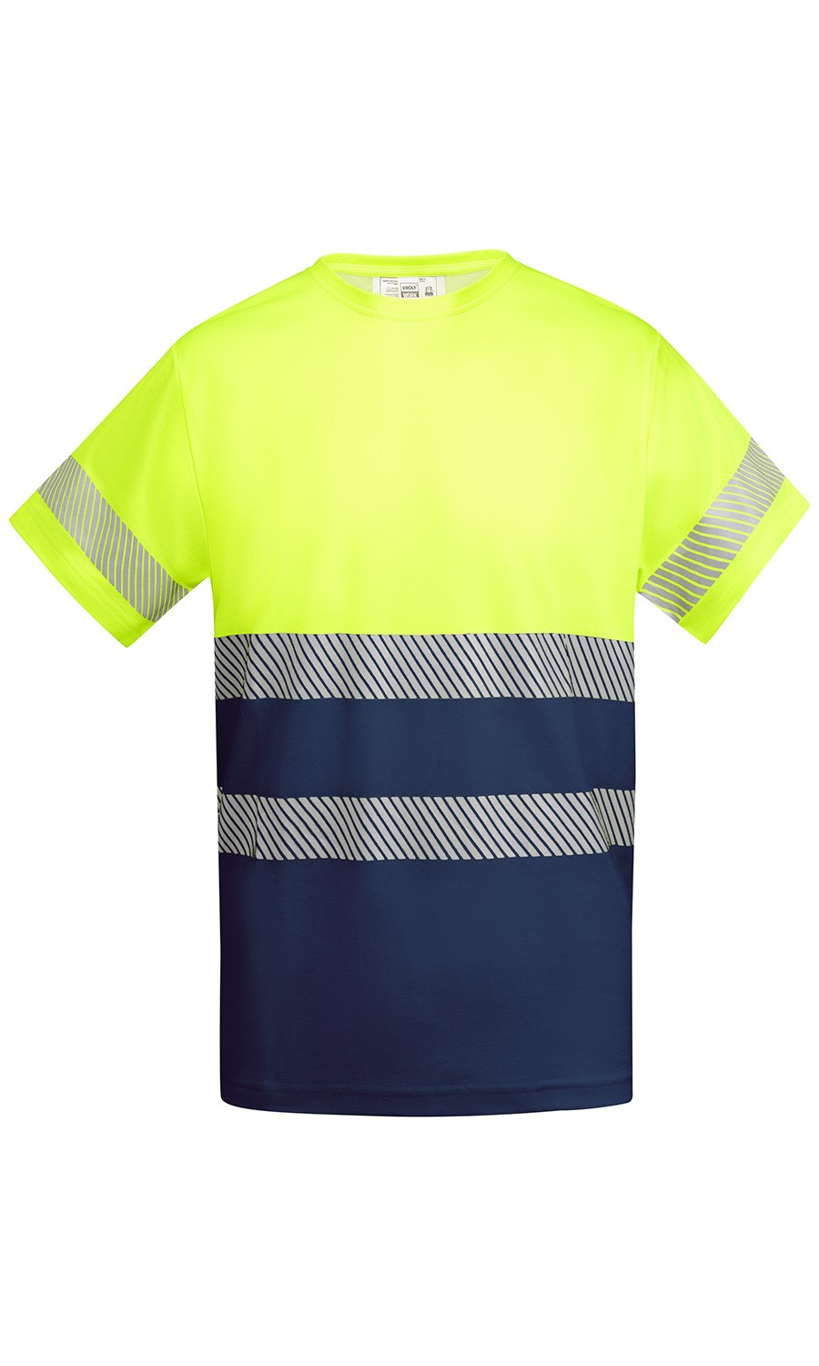 bibliotecario Sala Permuta Camiseta Técnica Bicolor Alta Visibilidad. 55% Alg./45% Pol. 170 g/m² -  euroUniforms