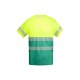 Camiseta Técnica Bicolor Alta Visibilidad. 55% Alg./45% Pol. 170 g/m²