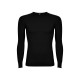 Camiseta térmica. Negro