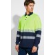 Polo Técnico Alta Visibilidad. 100 % polyester bird´s eye, 170 g/m².