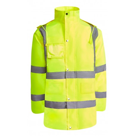 Parka Acolchada Tejido Inpermeable. Ext. 100% Waterproof Pol laminado. Int. 100% Poliéster 365 g/m²
