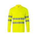 Polo Algodón Alta Visibilidad Cinta Segmentada. 55% alg.-45% pol. 150gr/m2