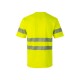 Camiseta Algodón Alta Visibilidad Cinta Segmentada. 55% alg.-45% pol. 150gr/m2