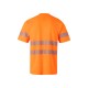 Camiseta Algodón Alta Visibilidad Cinta Segmentada. 55% alg.-45% pol. 150gr/m2