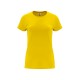 Camiseta Ent. 100% algodón Amarillo