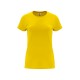 Camiseta Ent. 100% algodón Amarillo