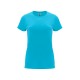 Camiseta Ent. 100% algodón Turquesa