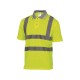 Polo Manga Corta Alta Visibilidad Amarillo Fluor