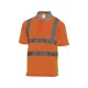 Polo Manga Corta Alta Visibilidad Naranja Fluor