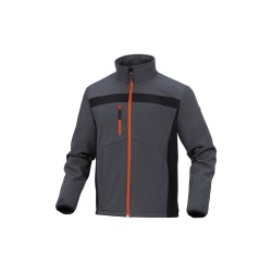 Chaqueta Softshell. Gris/Naranja