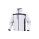 Chaqueta Softshell. Blanco/Gris