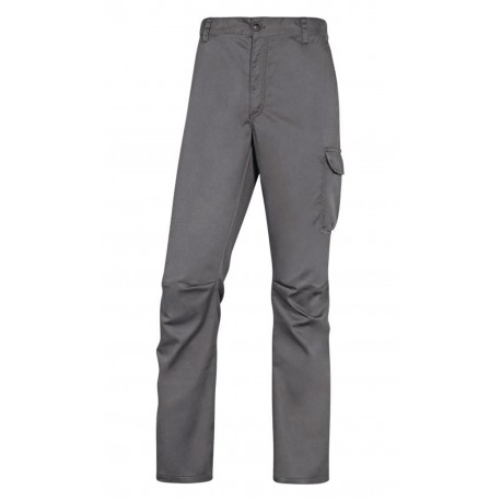 Pantalón tejido Stretch. Gris/Negro