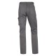 Pantalón tejido Stretch. Gris/Negro